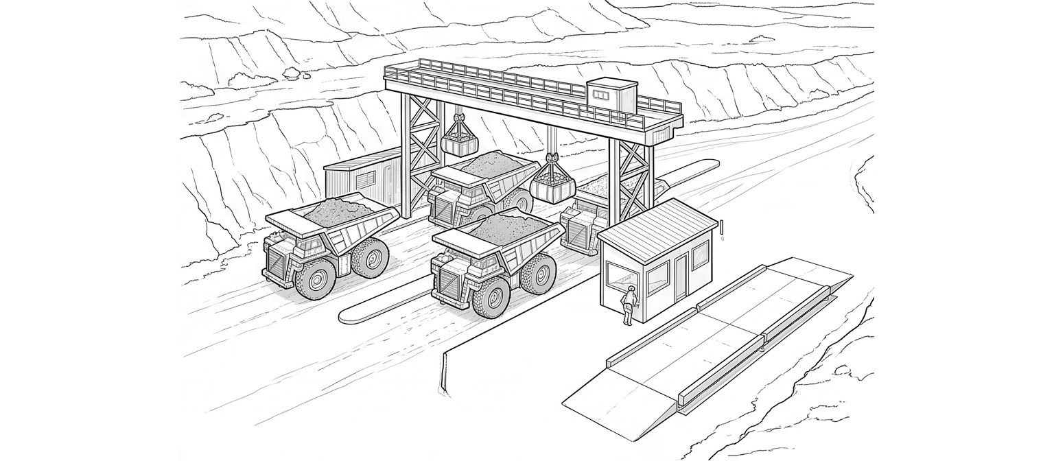 Material origin & traceability — line drawing